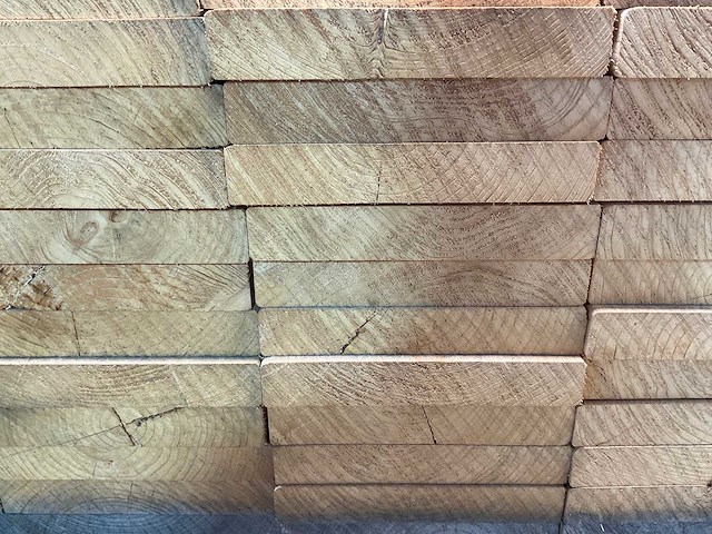 Vuren balk geschaafd - 480x23,5x3,8 cm (23x) - afbeelding 6 van  7