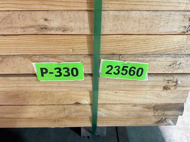 Vuren balk geschaafd - 480x23,5x3,8 cm (23x) - afbeelding 7 van  7