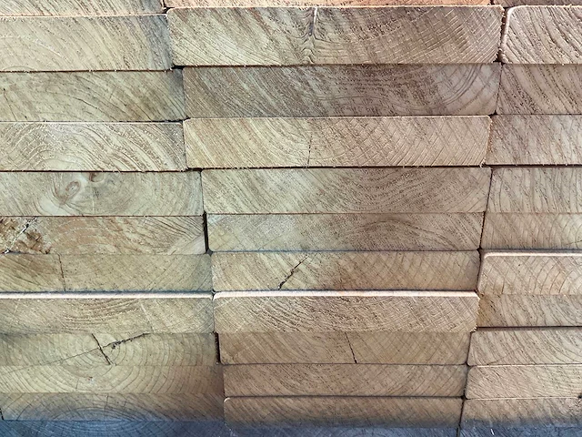 Vuren balk geschaafd - 480x23,5x3,8 cm (23x) - afbeelding 6 van  7