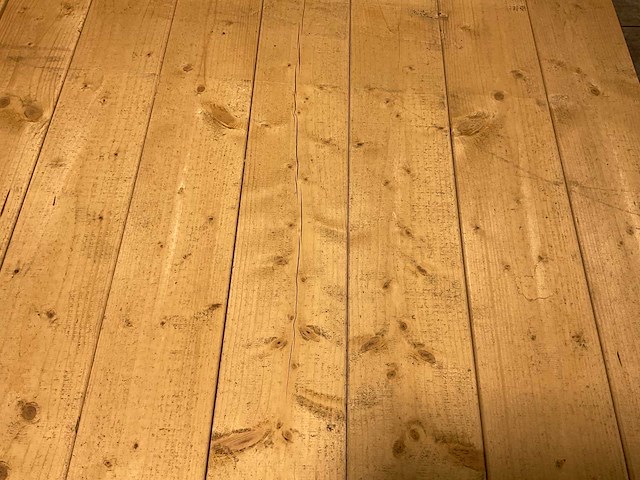 Vuren balk geschaafd - 510x14x3,8 cm (25x) - afbeelding 2 van  2