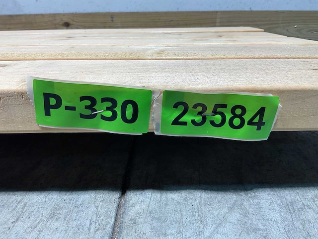 Vuren balk geschaafd - 540x12x3,8 cm (5x) - afbeelding 7 van  8