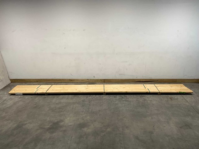 Vuren balk geschaafd - 540x12x3,8 cm (5x) - afbeelding 2 van  8