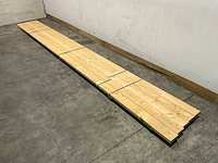 Vuren balk geschaafd - 540x12x3,8 cm (5x) - afbeelding 1 van  6