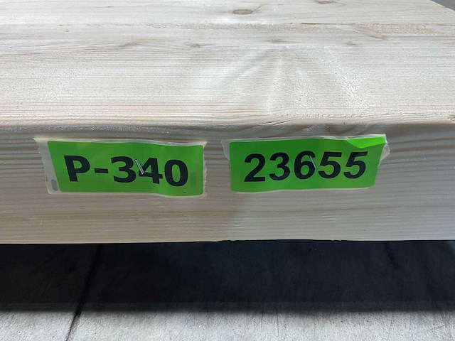Vuren balk geschaafd - 540x22,5x10 cm (4x) - afbeelding 1 van  2