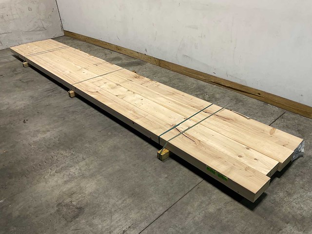 Vuren balk geschaafd - 540x22,5x10 cm (4x) - afbeelding 1 van  8