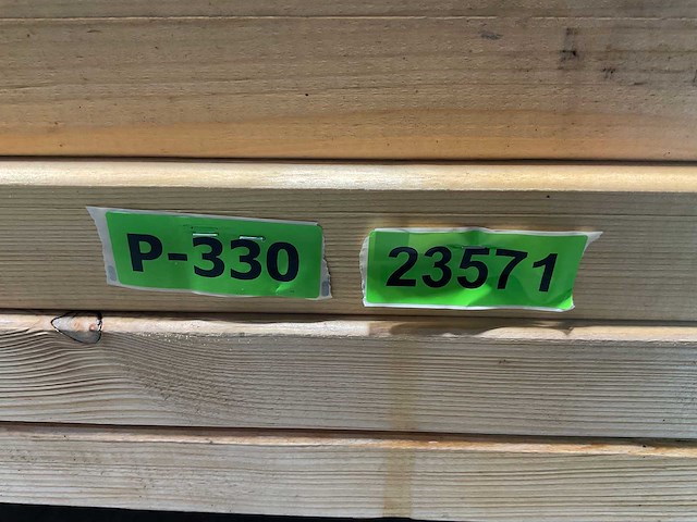 Vuren balk geschaafd - 600x22x7 cm (16x) - afbeelding 7 van  7