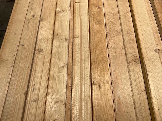 Vuren balk geschaafd - 690x8,9x3,8 cm (50x) - afbeelding 2 van  4