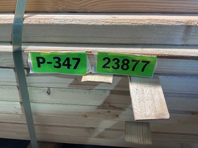 Vuren balk geschaafd - 690x8,9x3,8 cm (50x) - afbeelding 3 van  4