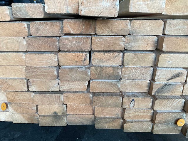 Vuren balk geschaafd - 690x8,9x3,8 cm (50x) - afbeelding 5 van  7