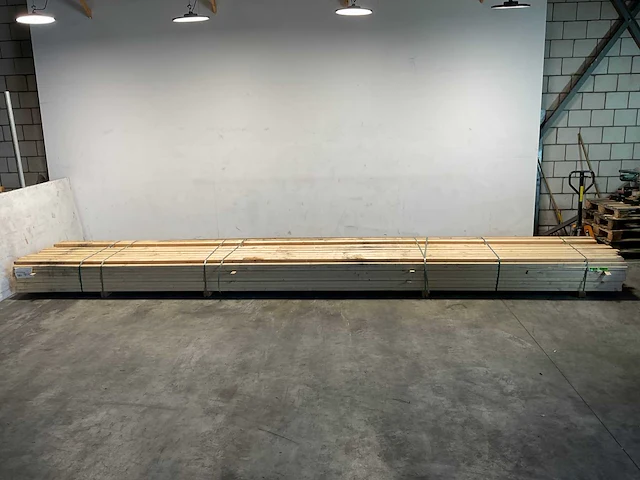 Vuren balk geschaafd - 690x8,9x3,8 cm (50x) - afbeelding 2 van  8