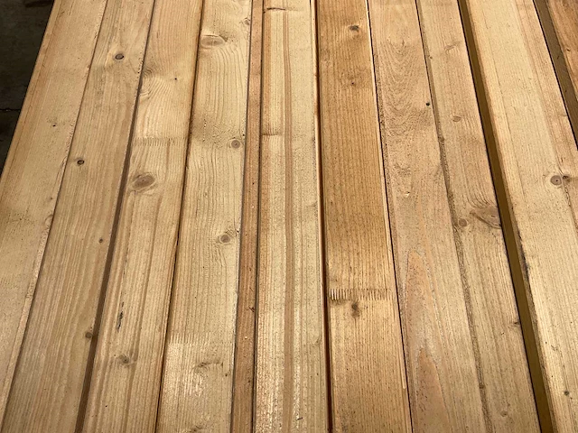 Vuren balk geschaafd - 690x8,9x3,8 cm (50x) - afbeelding 4 van  8