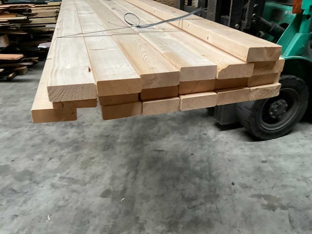 Vuren balk geschaafd 325x12x4,5 cm (19x) - afbeelding 2 van  10