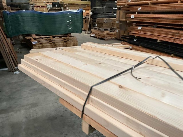 Vuren balk geschaafd 325x12x4,5 cm (19x) - afbeelding 5 van  10