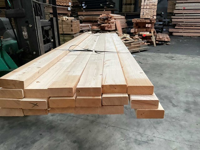 Vuren balk geschaafd 325x12x4,5 cm (19x) - afbeelding 6 van  10