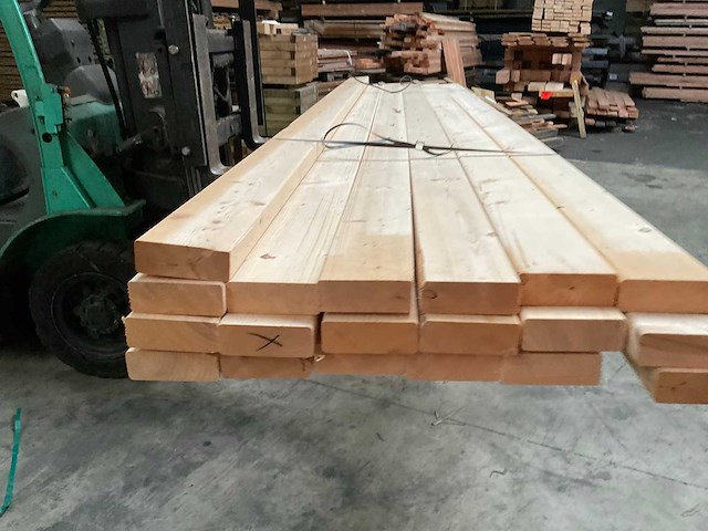 Vuren balk geschaafd 325x12x4,5 cm (19x) - afbeelding 7 van  10