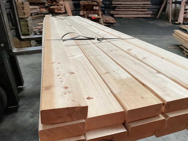 Vuren balk geschaafd 325x12x4,5 cm (19x) - afbeelding 8 van  10
