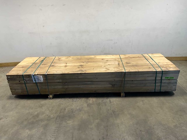 Vuren balk geschaafd 360x27x7 cm (15x) - afbeelding 2 van  8