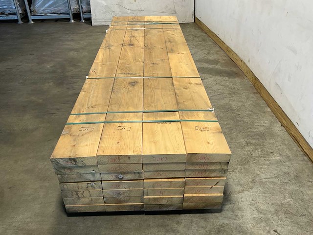 Vuren balk geschaafd 360x27x7 cm (15x) - afbeelding 3 van  8