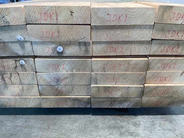 Vuren balk geschaafd 360x27x7 cm (15x) - afbeelding 7 van  8