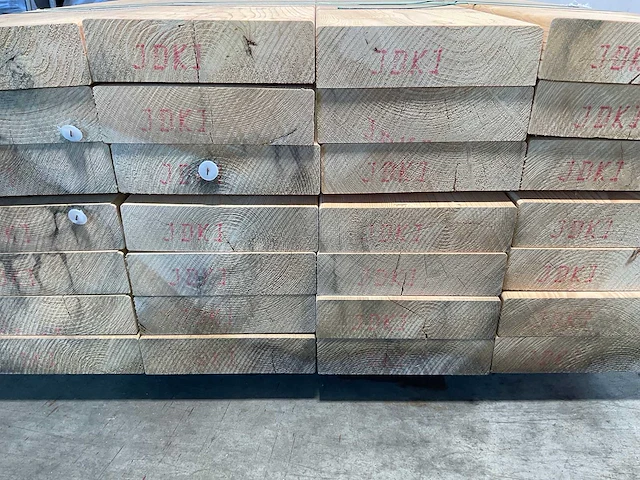 Vuren balk geschaafd 360x27x7 cm (15x) - afbeelding 7 van  9