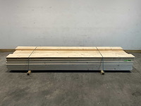 Vuren balk geschaafd 375x25x7,5 cm (18x) - afbeelding 2 van  7