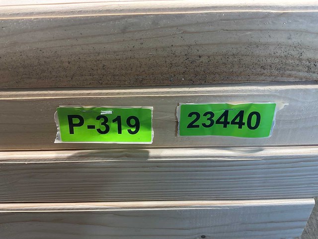 Vuren balk geschaafd 375x25x7,5 cm (18x) - afbeelding 6 van  7