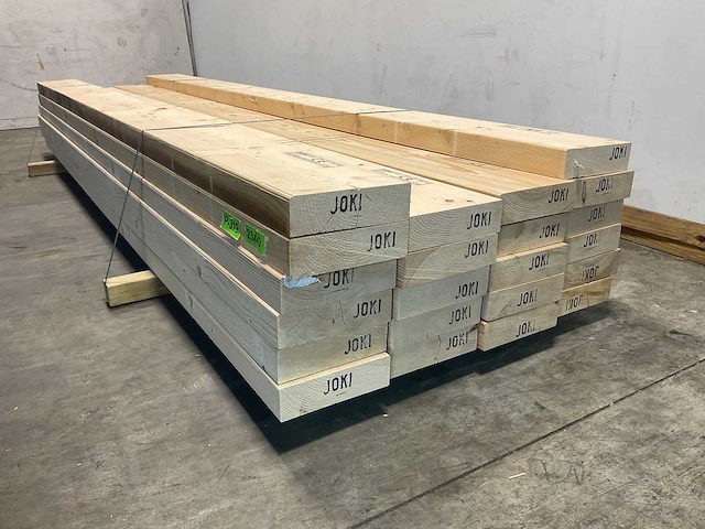 Vuren balk geschaafd 375x25x7,5 cm (18x) - afbeelding 5 van  7