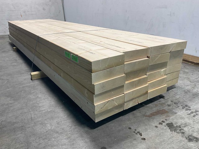 Vuren balk geschaafd 375x25x7,5 cm (26x) - afbeelding 5 van  7