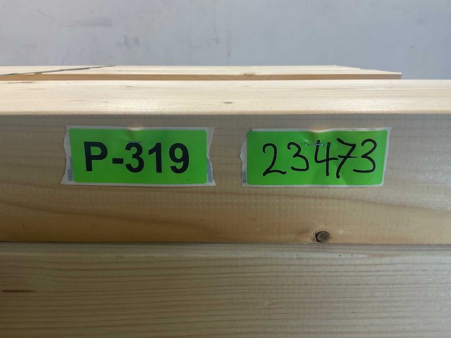 Vuren balk geschaafd 375x27,5x10 cm (10x) - afbeelding 3 van  3