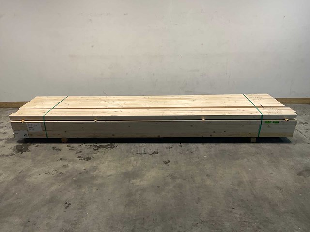 Vuren balk geschaafd 420x10x7,5 cm (52x) - afbeelding 2 van  7