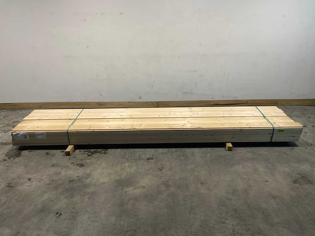 Vuren balk geschaafd 420x15x2 cm (73x) - afbeelding 1 van  4