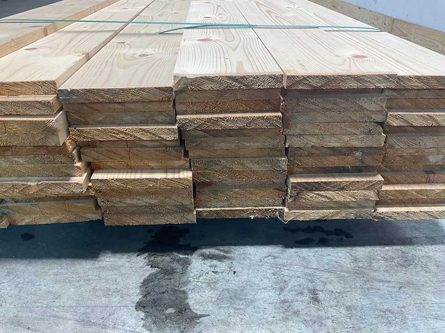 Vuren balk geschaafd 420x15x2 cm (73x) - afbeelding 4 van  4