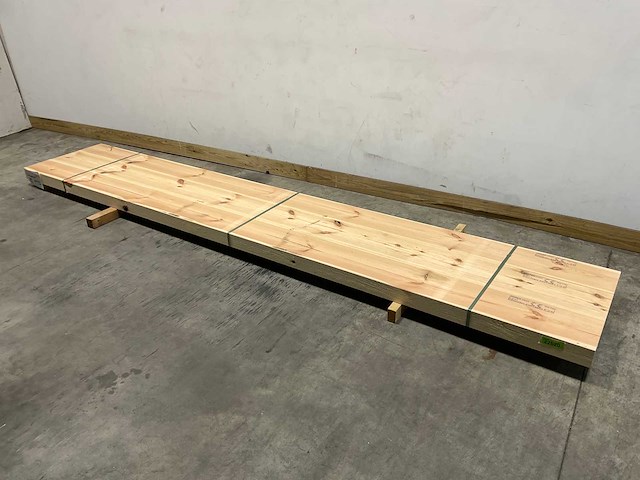 Vuren balk geschaafd 420x24,5x9,5 cm (3x) - afbeelding 1 van  6