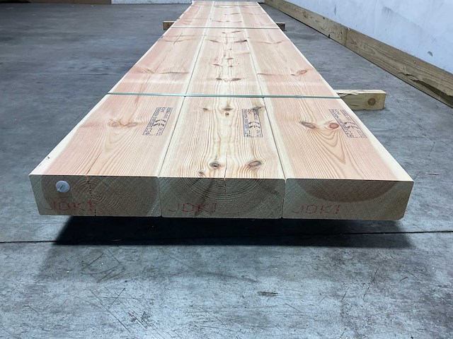 Vuren balk geschaafd 420x24,5x9,5 cm (3x) - afbeelding 6 van  6