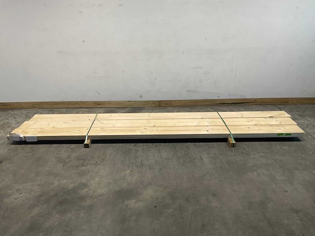 Vuren balk geschaafd 420x27,5x7,5 cm (3x) - afbeelding 2 van  7