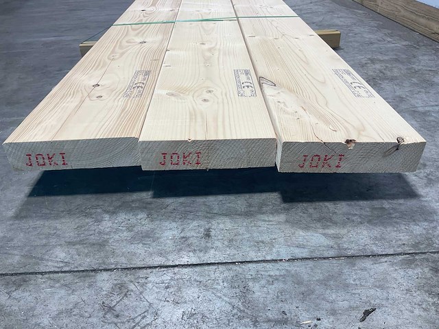 Vuren balk geschaafd 420x27,5x7,5 cm (3x) - afbeelding 7 van  7