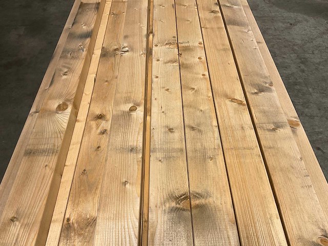 Vuren balk geschaafd 480x12,5x7,5 cm (40x) - afbeelding 4 van  7