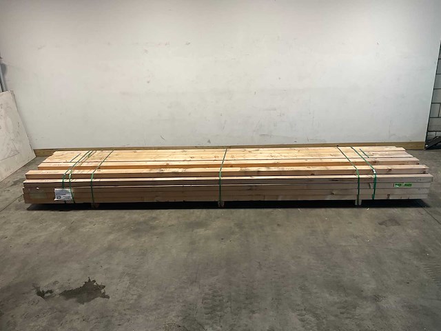 Vuren balk geschaafd 480x12,5x7,5 cm (40x) - afbeelding 2 van  6