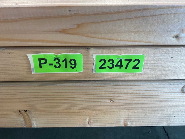 Vuren balk geschaafd 480x12,5x7,5 cm (40x) - afbeelding 2 van  2