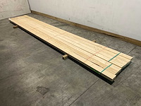 Vuren balk geschaafd 510x12,5x6,3 cm (7x) - afbeelding 1 van  7