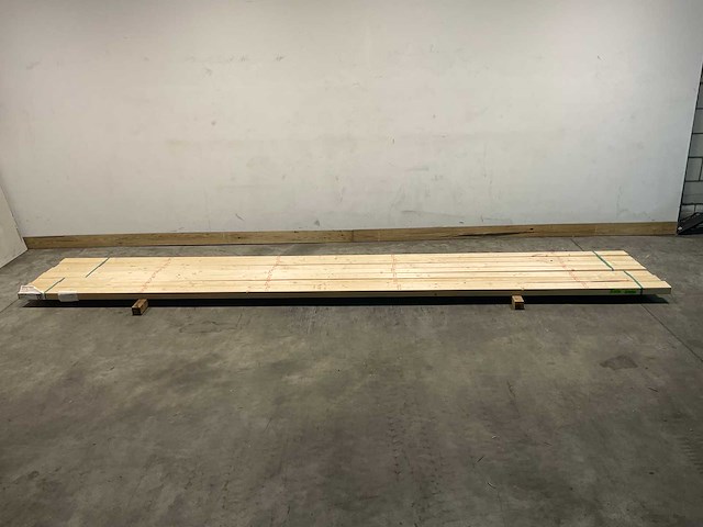 Vuren balk geschaafd 510x12,5x6,3 cm (7x) - afbeelding 2 van  7