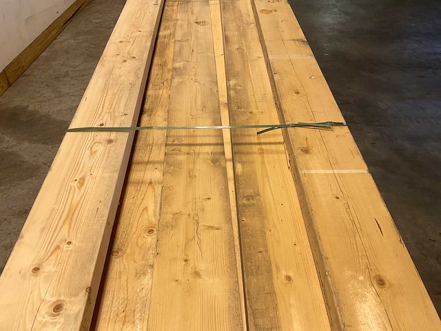 Vuren balk geschaafd 510x22x7 cm (10x) - afbeelding 4 van  7