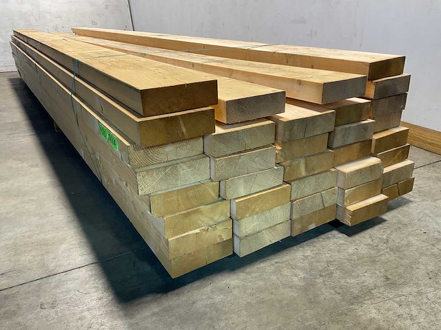Vuren balk geschaafd 510x22x7 cm (10x) - afbeelding 5 van  7