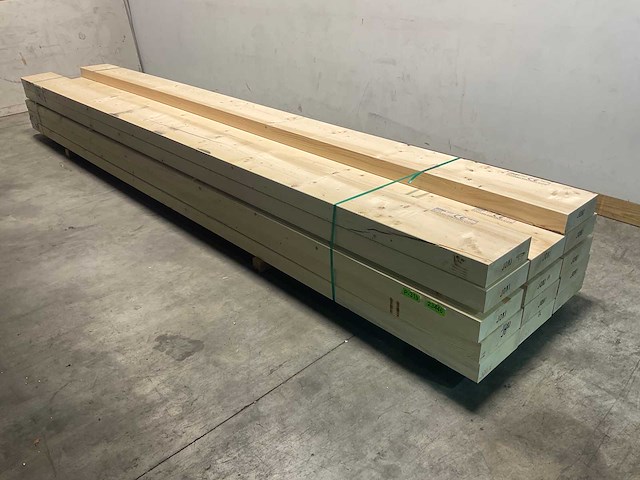 Vuren balk geschaafd 510x30x10 cm (14x) - afbeelding 1 van  7