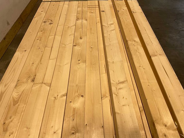 Vuren balk geschaafd 540x10x6,3 cm (43x) - afbeelding 4 van  7