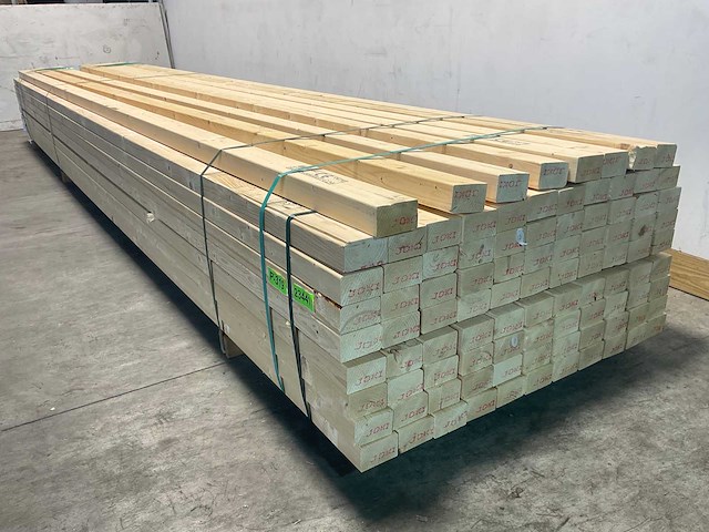 Vuren balk geschaafd 540x10x6,3 cm (43x) - afbeelding 6 van  7