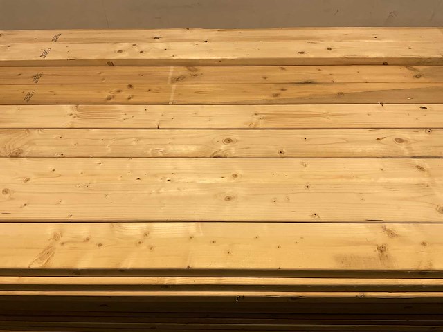 Vuren balk geschaafd 540x12x3,8 cm (28x) - afbeelding 3 van  6