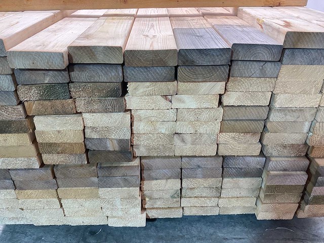 Vuren balk geschaafd 540x12x3,8 cm (28x) - afbeelding 6 van  6