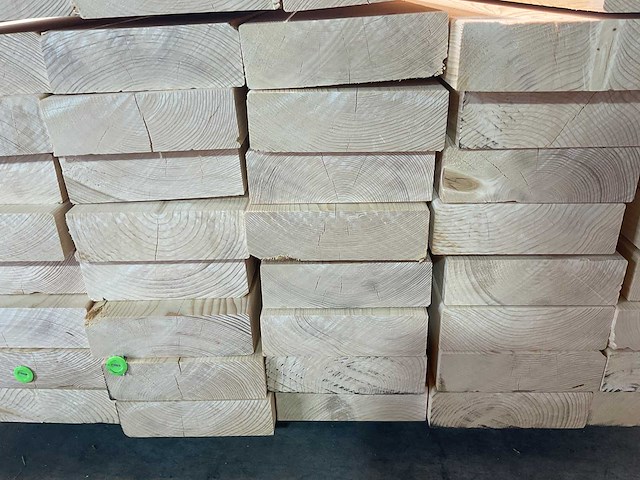 Vuren balk geschaafd 540x20x6,3 cm (18x) - afbeelding 6 van  7