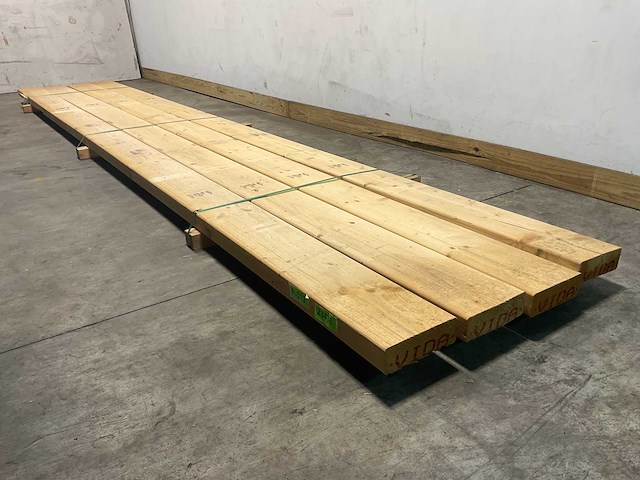 Vuren balk geschaafd 540x22,5x7,5 cm (4x) - afbeelding 5 van  7